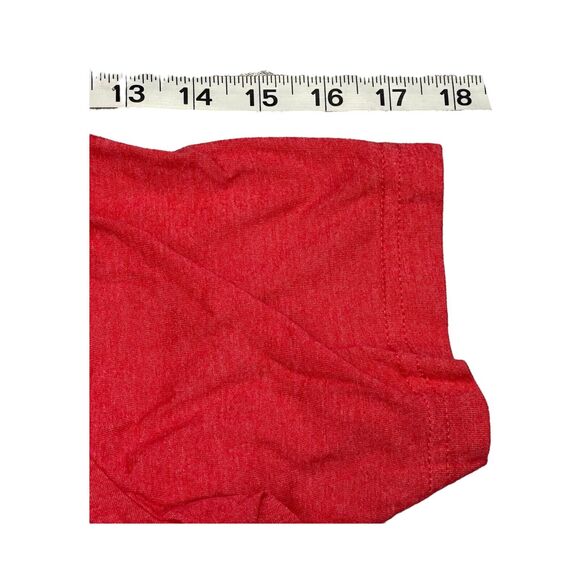 Bella + Canvas T-Shirt Women’s Large Red Cotton Crew Neck Short Sleeve Pullover - Picture 6 of 7